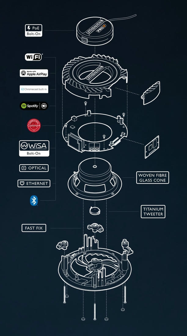 Lithe Audio PRO Moduł PoE diagram
